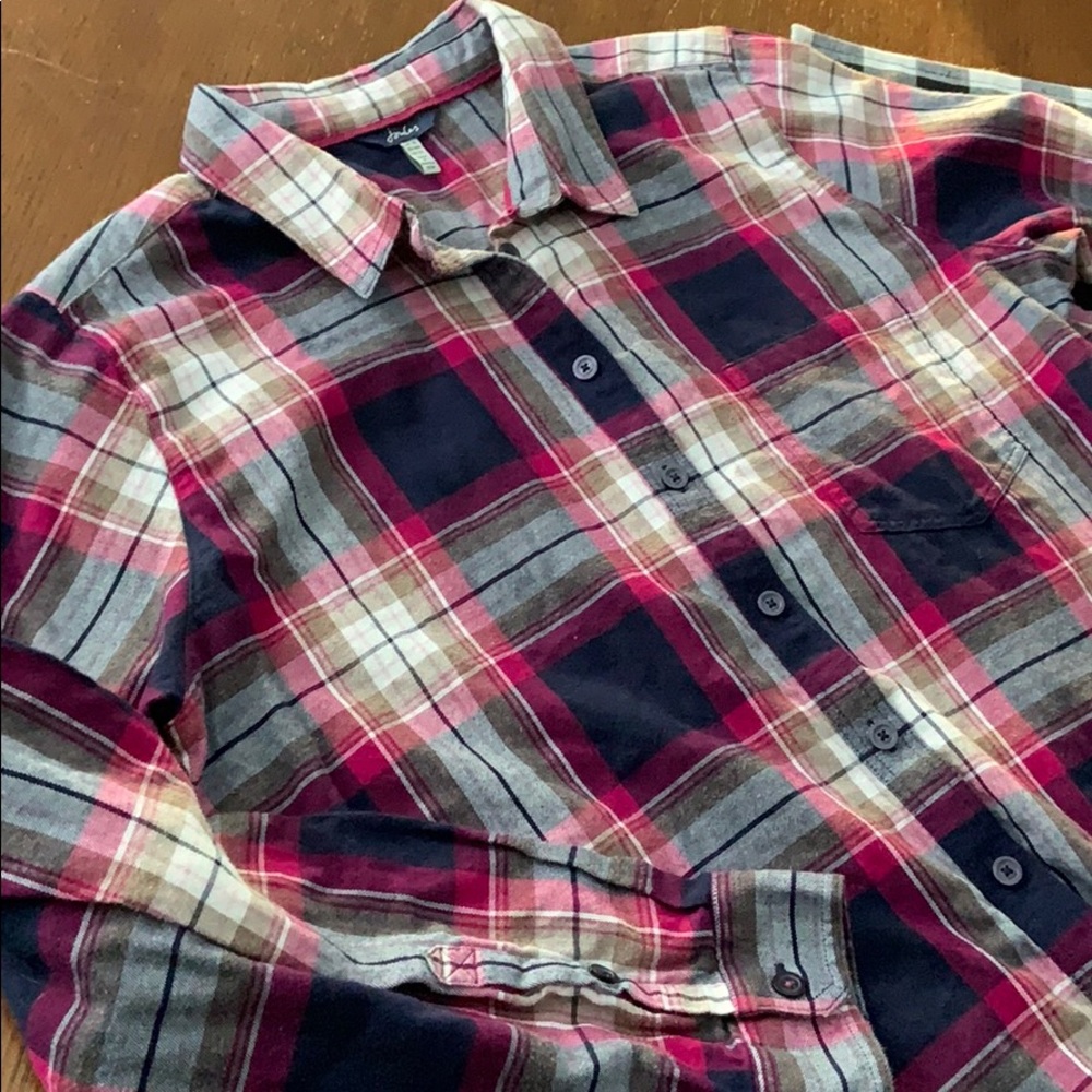 Joules Flannel shirt, 🍁🍂🍃
